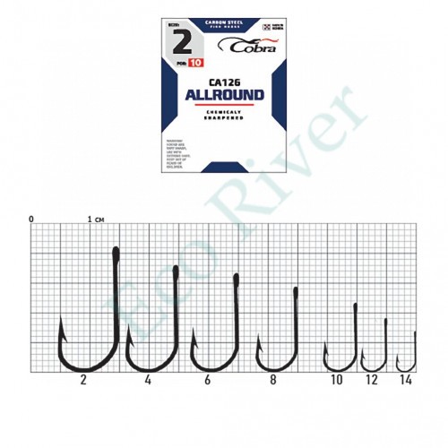 Крючок Cobra CA126-014 10шт