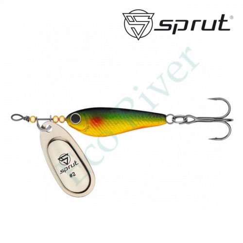Блесна Sprut Alpina Comet Spinner №2 9г/GGR