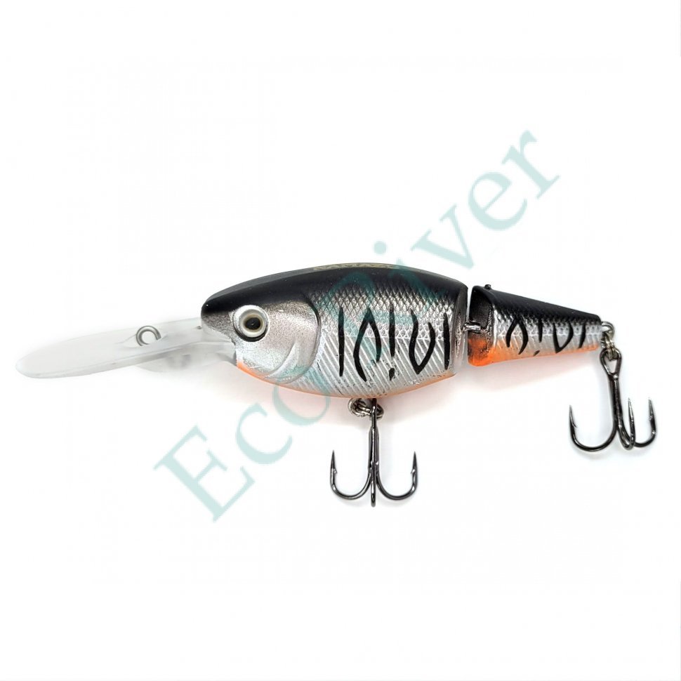 Воблер Namazu Jointed Zun Shad, L-70 мм, 12,3г, крэнк, составной, тонущий (0,5-2,5м), цвет №12/200