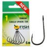 Крючок Fish Season Single spoon baitholder №4 BN 7шт 10121-04F