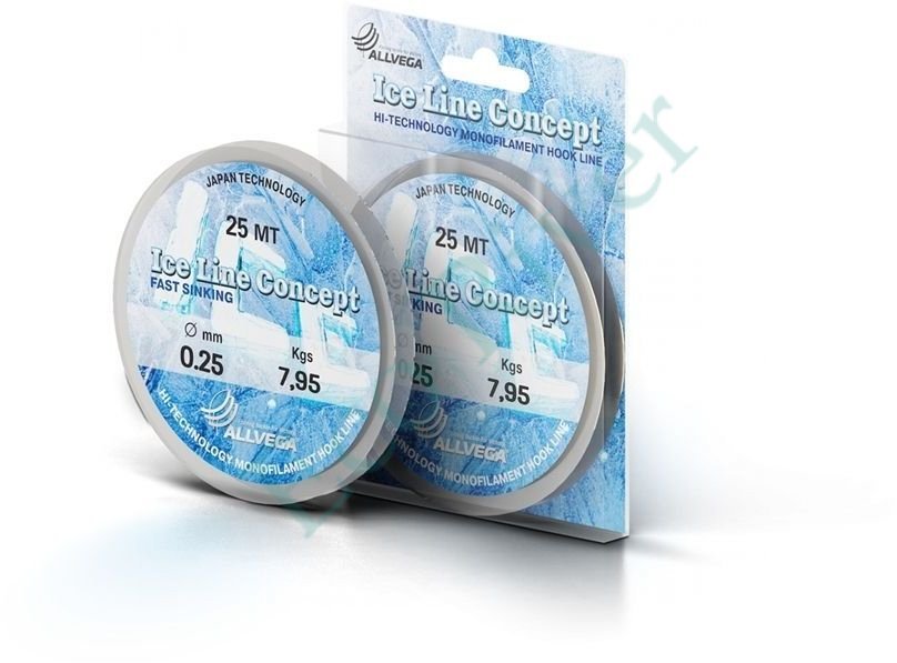 Леска Allvega Ice Line Concept 0.18 25м