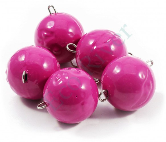 Груз Чебурашка окрашенный разборный Яман (5 шт.) - 48 гр., фиолетовый/125/