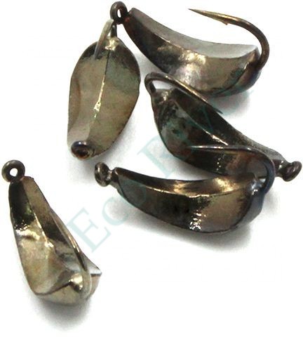 Мормышка вольфрамовая Яман Кобра с ушк, р.5, вес 1,25 цв.черн.никель(уп.5 шт.)