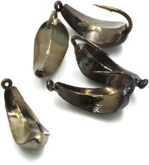 Мормышка вольфрамовая Яман Кобра с ушк, р.5, вес 1,25 цв.черн.никель(уп.5 шт.)