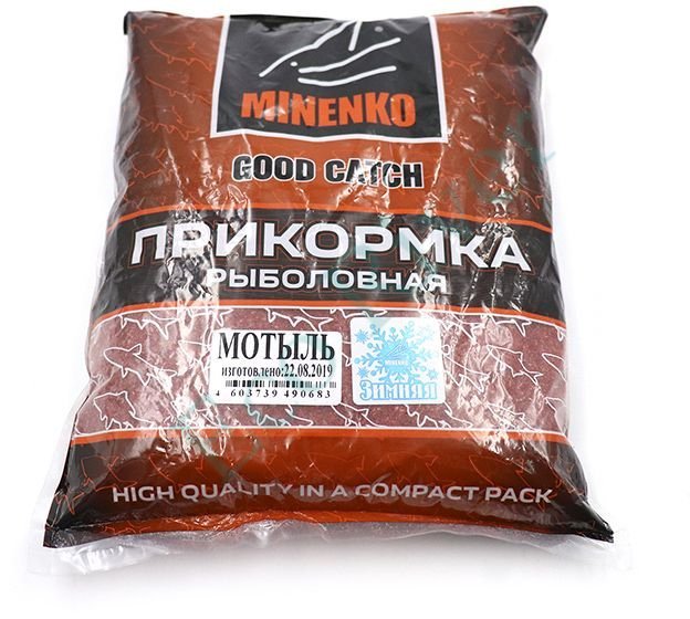 Прикормка MINENKO GOOD CATCH Зимняя мотыль 700 гр,/20/