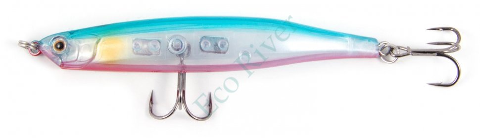Воблер Namazu Iron minnow, L-90мм, 6 г, минноу, плавающий (0-0,5м), цвет №44/200/