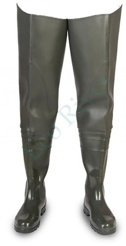 Сапоги забродные Следопыт ПВХ цельнолитые, р. 46, цв. олива/4/