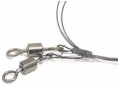 Поводок Sprut Titanium 1*7 15см 8кг 2шт