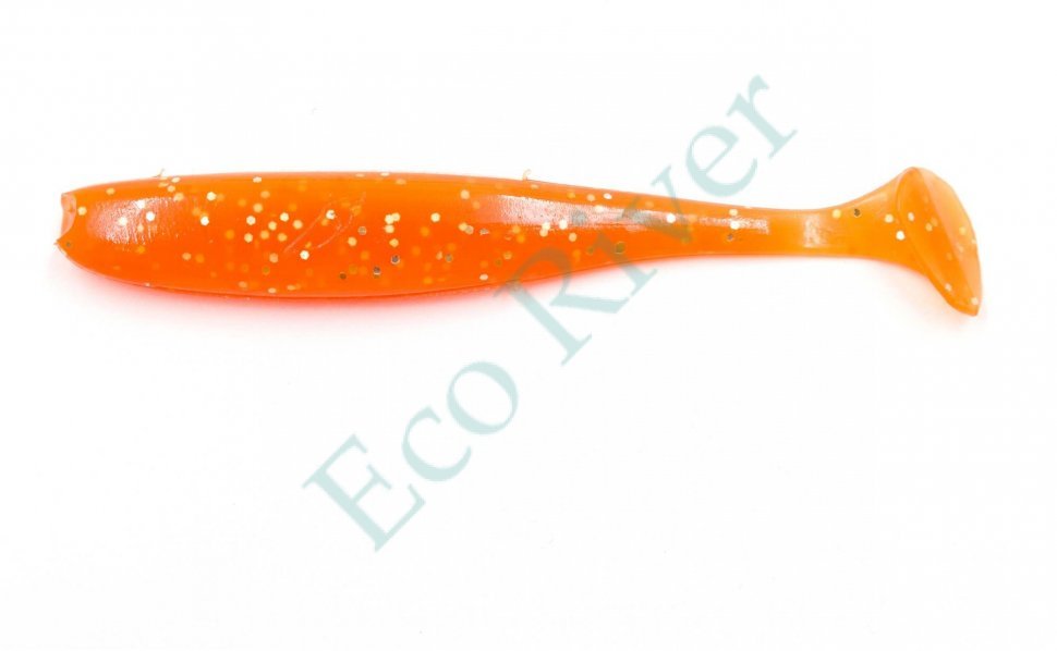 Виброхвост Yaman PRO Plum Blossom, р.5 inch, цвет #03 - Carrot gold flake (уп. 5 шт.)