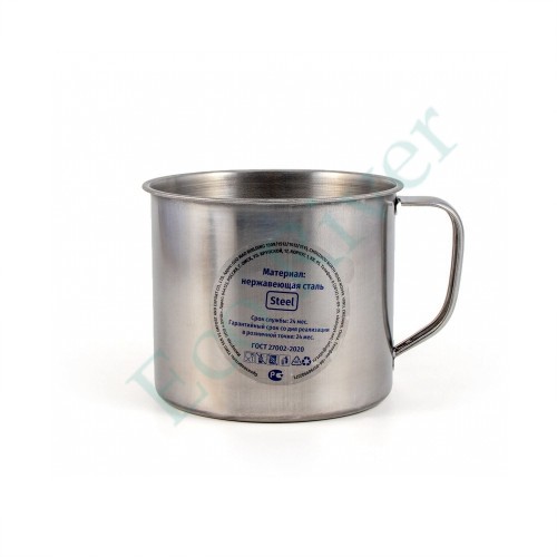 Кружка Следопыт-эконом нерж., d - 9 см, 450 мл/240/