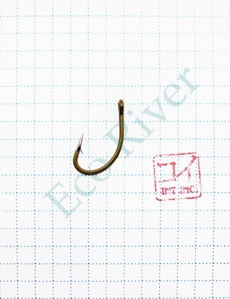 Крючок KOI CARP WIDE GAP, размер 2 (INT), цвет OL, карповый (10 шт.)/100/