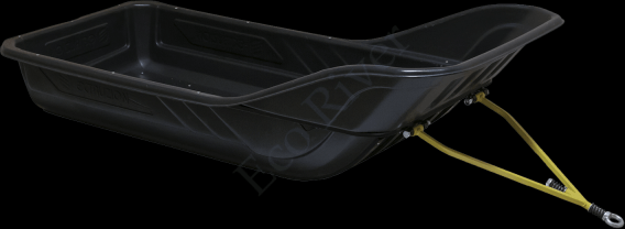 Сани C-6 LUXE с обвязкой, накладками и отбойником