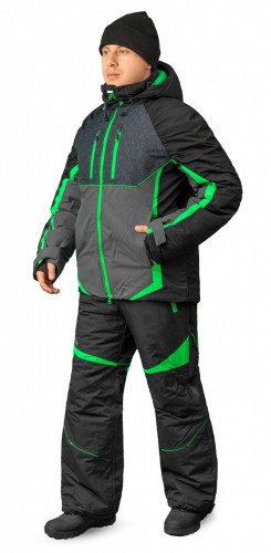 Диксон костюм PAYER, зимний -45, черно-зеленый
