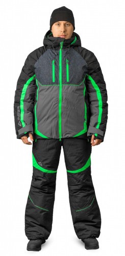 Диксон костюм PAYER, зимний -45, черно-зеленый