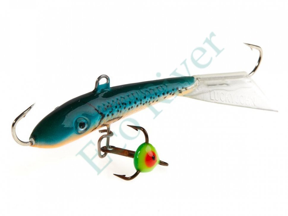Балансир Lucky John Fin 60мм+тройник 71413-53