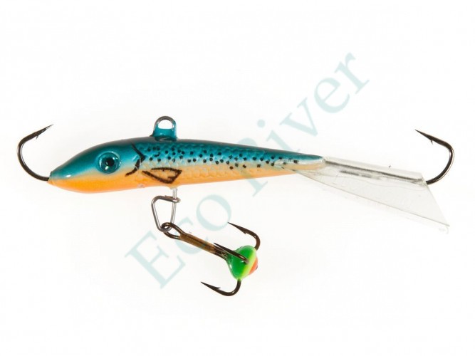 Балансир Lucky John Fin 60мм+тройник 71413-53