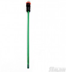 Сторожок Яман Балансирный №1 БП, L-135 мм, толщ. 0,2 мм, шир. 3 мм, зеленый (уп. 5 шт.)