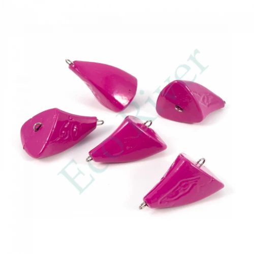 Груз Пуля-эксцентрик окрашенный разборный Яман (5 шт.) - 60 гр., фиолетовый/75/