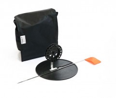 Набор жерлиц с алюм. стойкой d-210 мм, катушка 90 мм, в сумке (10 шт.)/10/