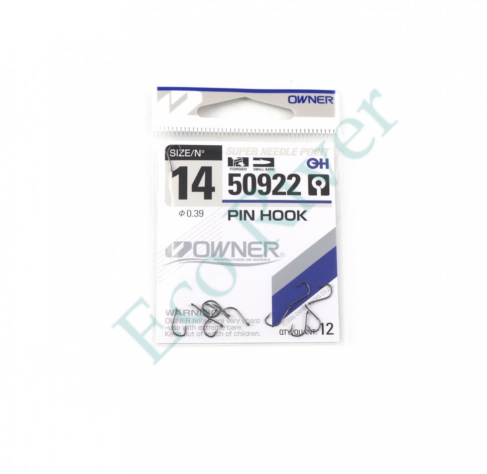 Крючок Owner Pin Hook BC №14 12шт