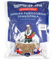 Прикормка Yaman Winter Taste Гранулы 3мм, Плотва зимняя (карамель), цв. охра, 700 г/20/