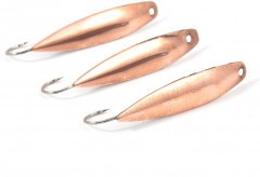 Блесна вертикальная Яман Обратка, размер 37 мм, вес 3,7 г, цвет медь (уп.3 шт.)/150/