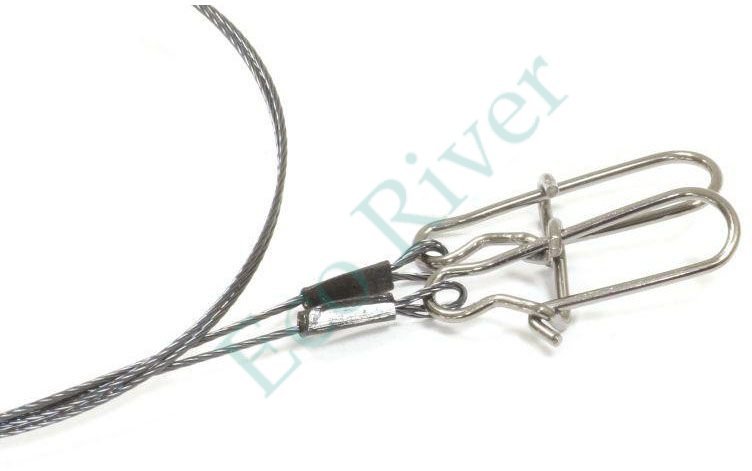Поводок Sprut Titanium 1*7 20см 8кг 2шт