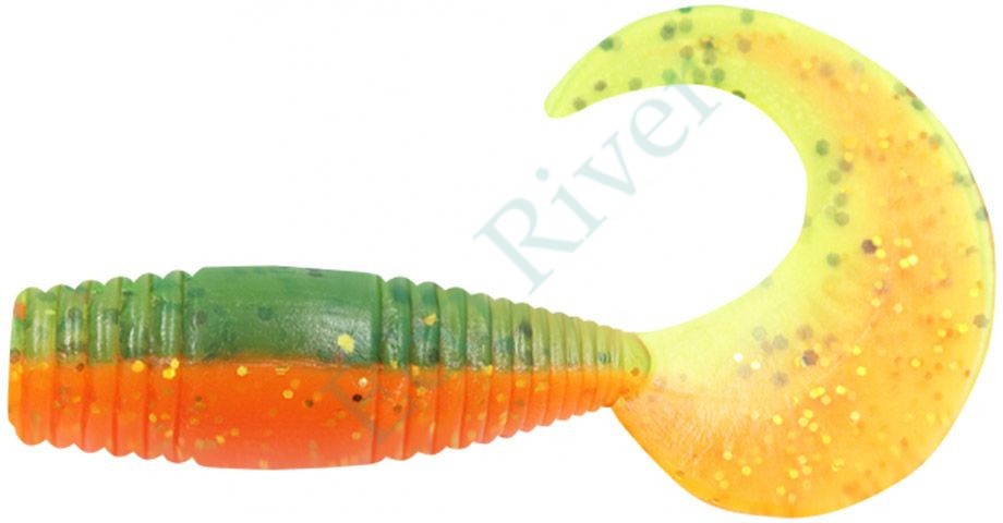 Твистер Yaman PRO Spry Tail, р.3 inch, цвет #16 - Arbuz (уп. 8 шт.)