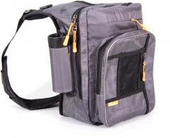 Сумка рыболовная Следопыт Fishing Shoulder Bag, 40х43х10 см, цв. серый/4/