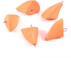 Груз Пуля-эксцентрик окрашенный разборный Яман (5 шт.) - 56 гр., оранжевый/100/