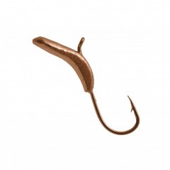 Мормышка вольфрам LumiCom Комар Ф5 медь