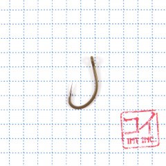 Крючок KOI CARP WIDE GAP, размер 6 (INT), цвет OL, карповый (10 шт.)/100/