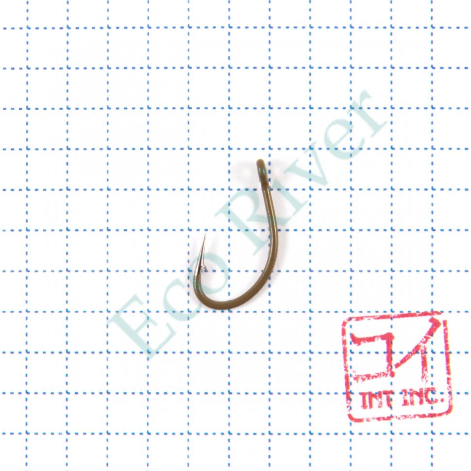 Крючок KOI CARP WIDE GAP, размер 6 (INT), цвет OL, карповый (10 шт.)/100/