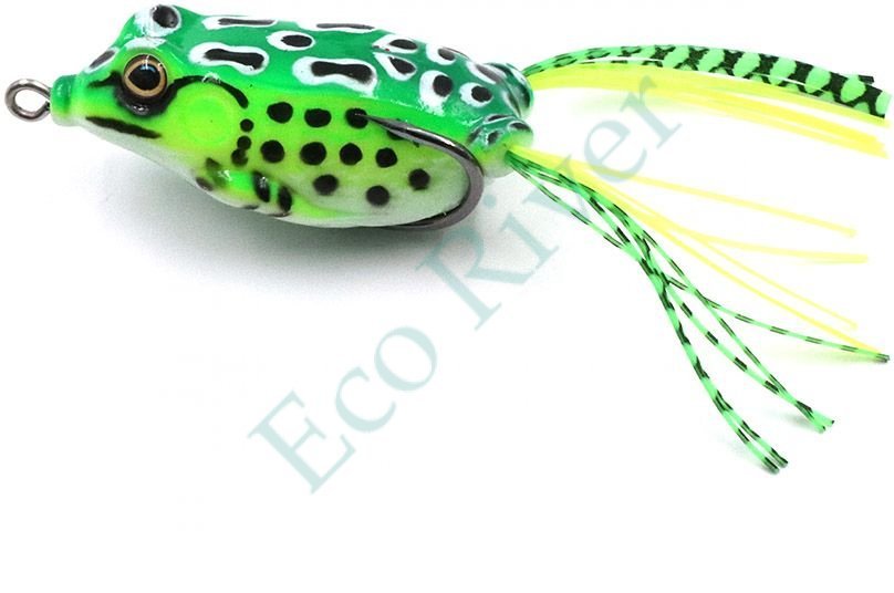 Лягушка-незацепляйка Namazu FROG, 60 мм, 12 г, цвет 19, крючок-двойник YR Hooks (BN) #4/0/400/200/