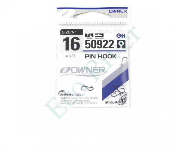 Крючок Owner Pin Hook BC №16 12шт