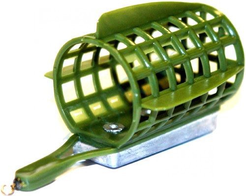 Кормушка фидерная Лиман пластик кругл. Сетка с дном 50г КР-50ПП