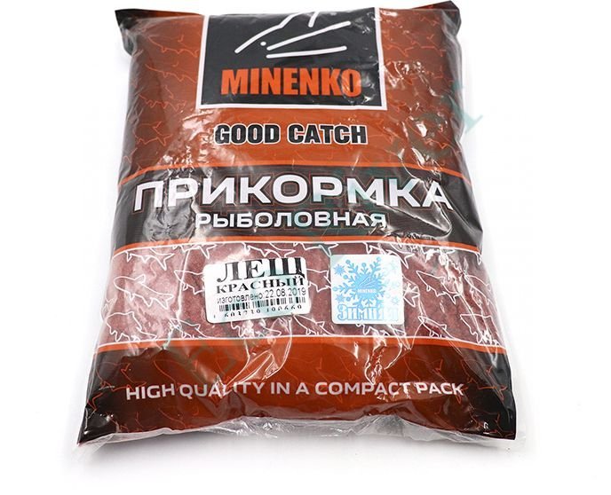Прикормка MINENKO GOOD CATCH Зимняя лещ красный 700 гр,/20/