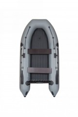 Лодка "Пилот" М-330 (надув.дно низ.дав.) белая/синяя