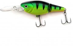 Воблер Namazu Jointed Zun Shad, L-70 мм, 12,3г, крэнк, составной, тонущий (0,5-2,5м), цвет №3/200/