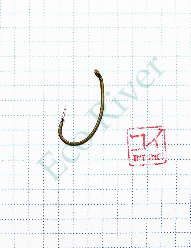 Крючок KOI HUMP BACK, размер 2 (INT), цвет OL, карповый (10 шт.)/85/