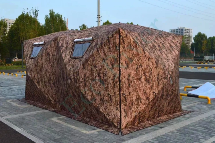 Палатка Куб Condor зимняя утепленная 4,4 х 2,2 х 2,15 КМФ