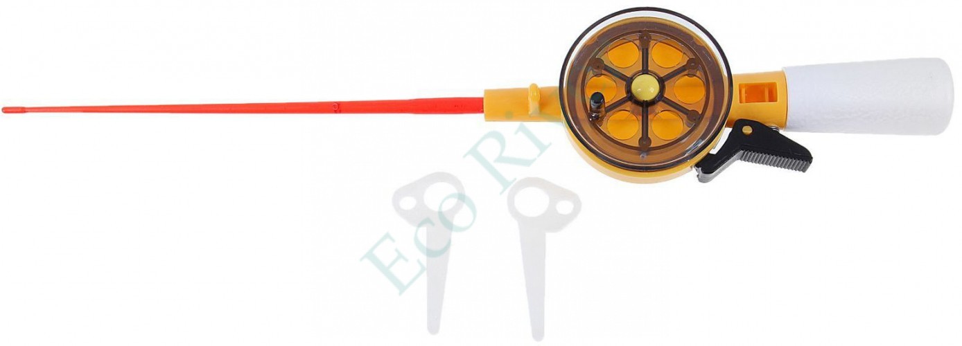 Удочка зим. Пирс ПК55 - Б с длин. пенопл. ручкой (АБС/ПК) ЖЧ