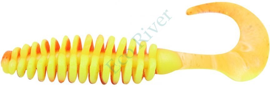 Твистер Yaman PRO Battery Tail, р.5 inch, цвет #25 - Sunshine (уп. 3 шт.)
