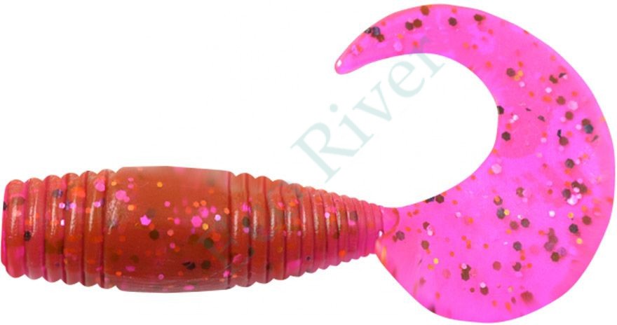 Твистер Yaman PRO Spry Tail, р.3 inch, цвет #21 - Magic Violet (уп.8 шт)