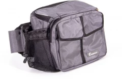 Сумка рыболовная Следопыт Fishing Hip Bag T2, 27х23х17 см, цв. серый/4/