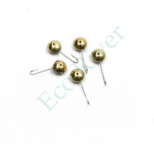 Мормышка паяная Яман Сфера, вес 0,55 г, латунь (уп. 5 шт.)