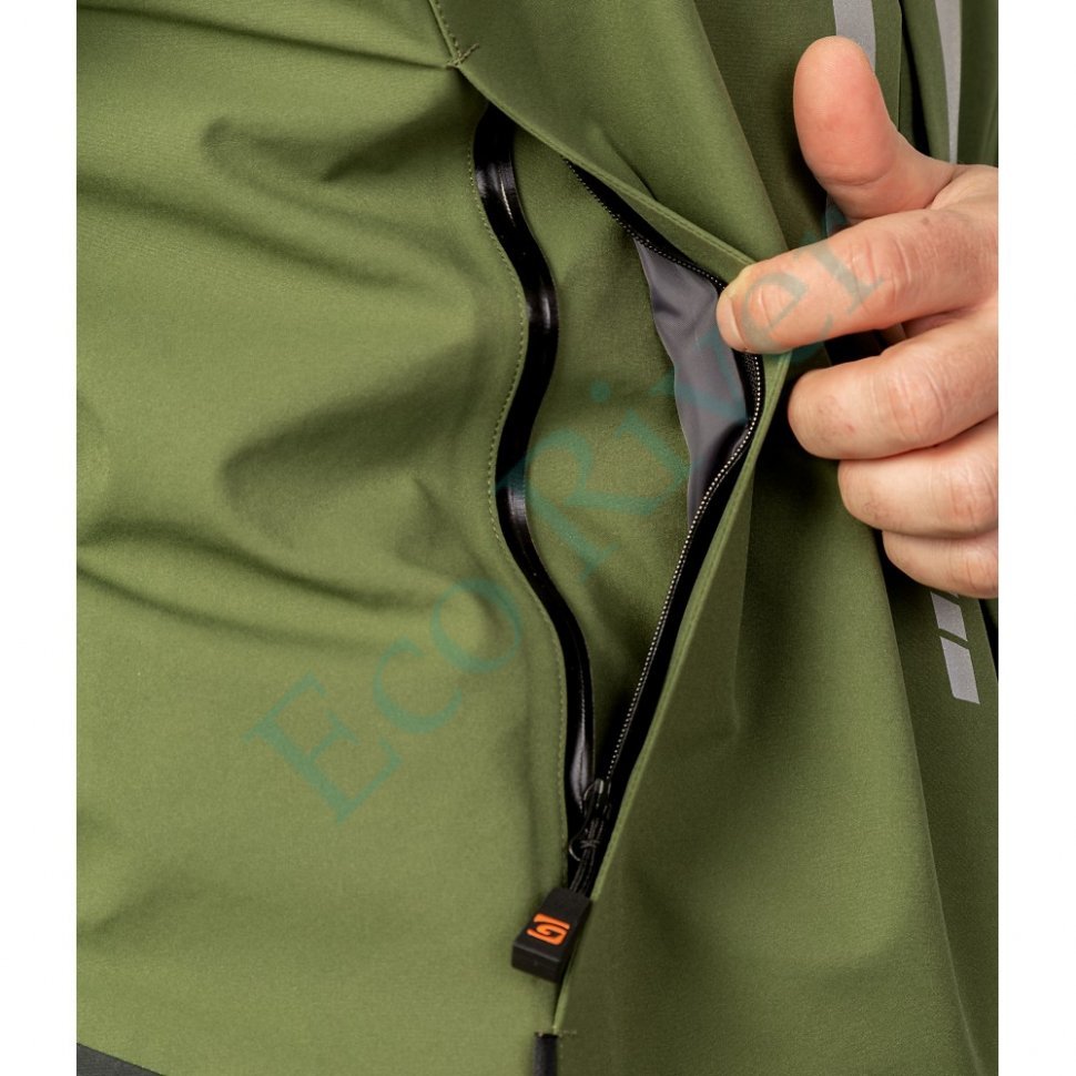 Костюм рыболовный Graff демисезонный размер 4XL/176-182 (Bratex 20000, оливковый)