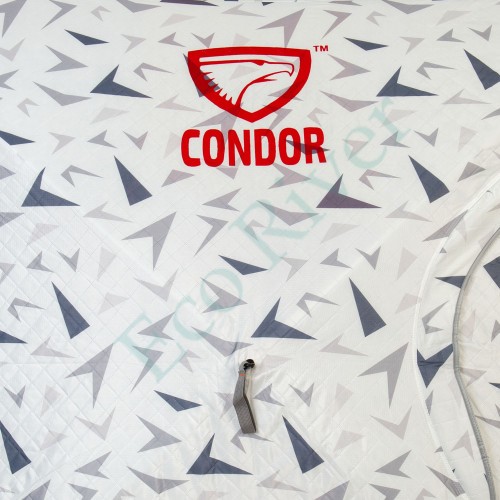 Палатка Куб Condor зимняя утепленная, размер 2,0 х 2,0 х 2,15 белый камуфляж