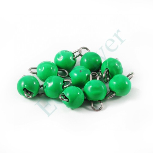 Груз Чебурашка окрашенный разборный Яман (10 шт.) - 1 гр., зелёный/1000/