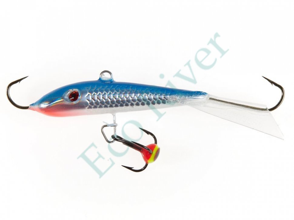 Балансир Lucky John Fin 70мм+тройник 71513-15H